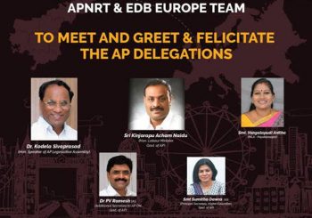 APNRT & EDB EUROPE TEAM TO  FALICITATE AP DELEGATION